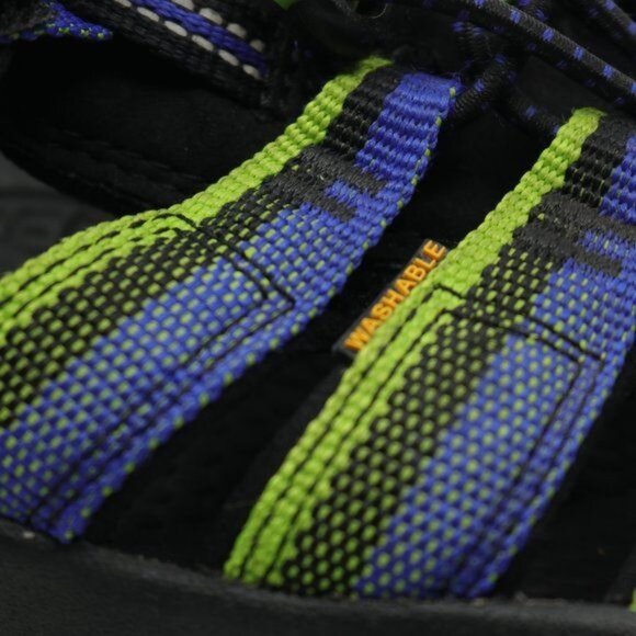 Keen Newport H2 Kids Size 5 Blue Green Slip On Waterproof Fisherman Sandals - Picture 8 of 9